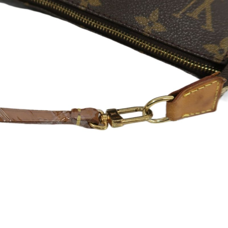 LOUIS VUITTON Pochette Accessoires Monogram Brown Underarm Pouch - Coated Canvas