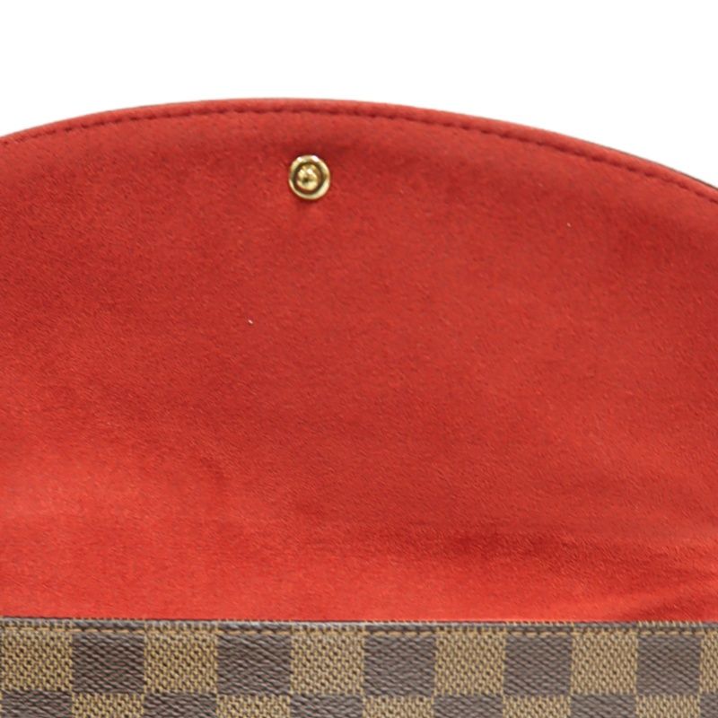LOUIS VUITTON Damier Ebene Twice Brown Crossbody Bag