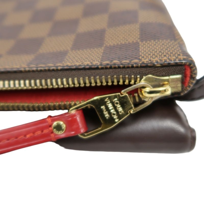LOUIS VUITTON Damier Ebene Twice Brown Crossbody Bag