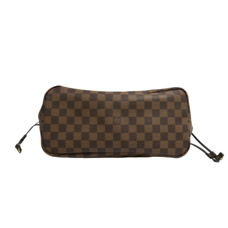 LOUIS VUITTON Neverfull MM Damier Tote Bag, Brown - LV Coated Canvas (PVC-based) Shoulder Shopping Tote