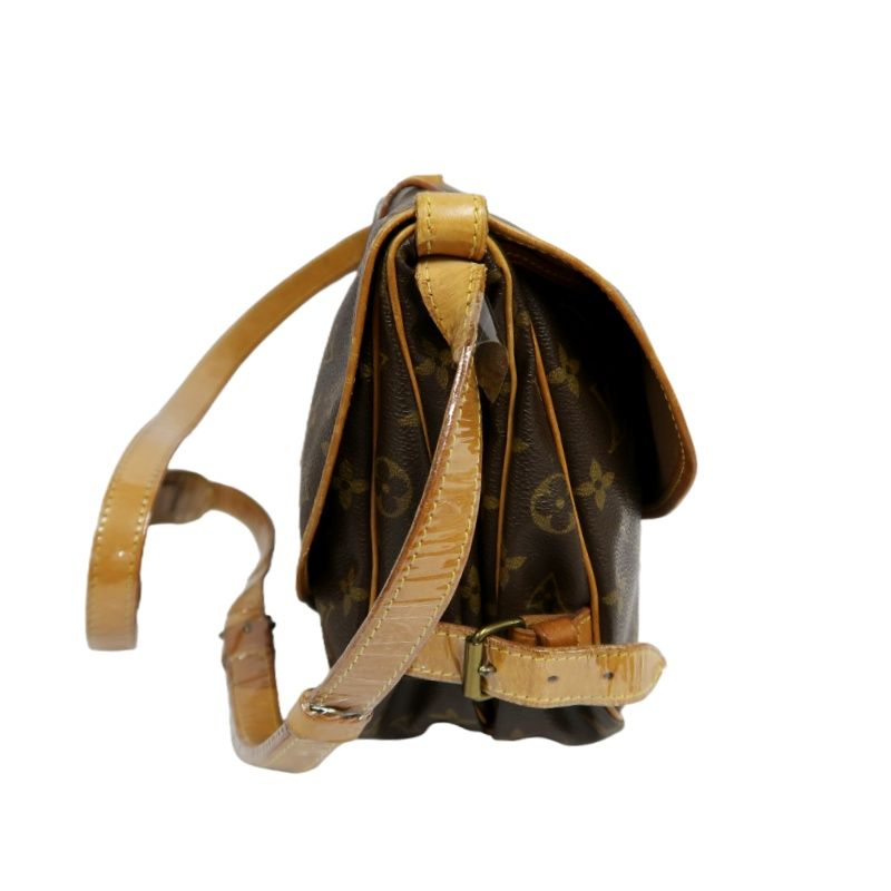 LOUIS VUITTON Soufflot 30 Monogram Brown Shoulder Crossbody Bag - Coated Canvas