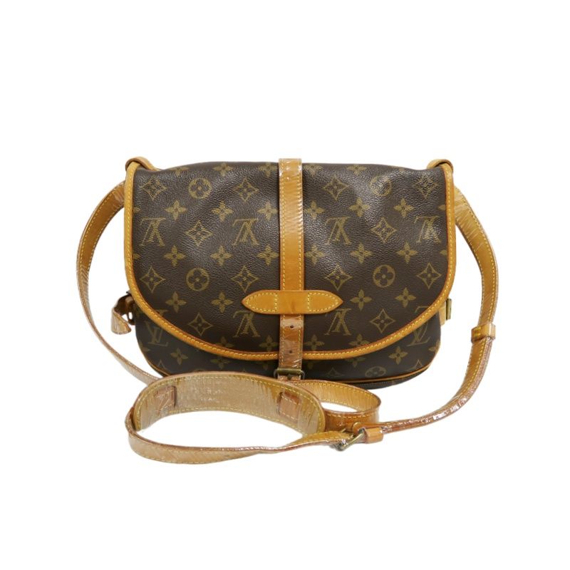 LOUIS VUITTON Soufflot 30 Monogram Brown Shoulder Crossbody Bag - Coated Canvas