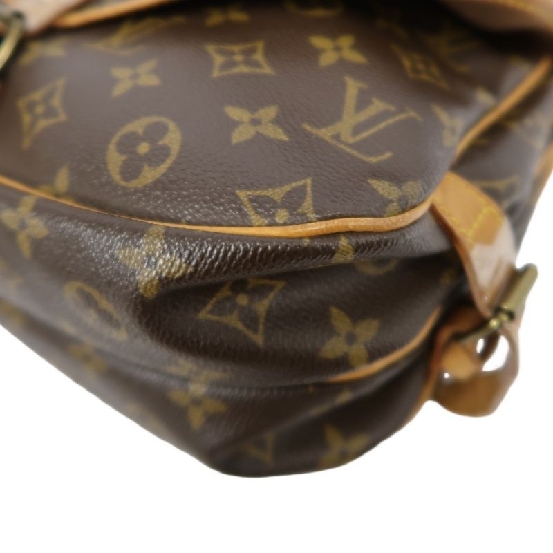 LOUIS VUITTON Soufflot 30 Monogram Brown Shoulder Crossbody Bag - Coated Canvas