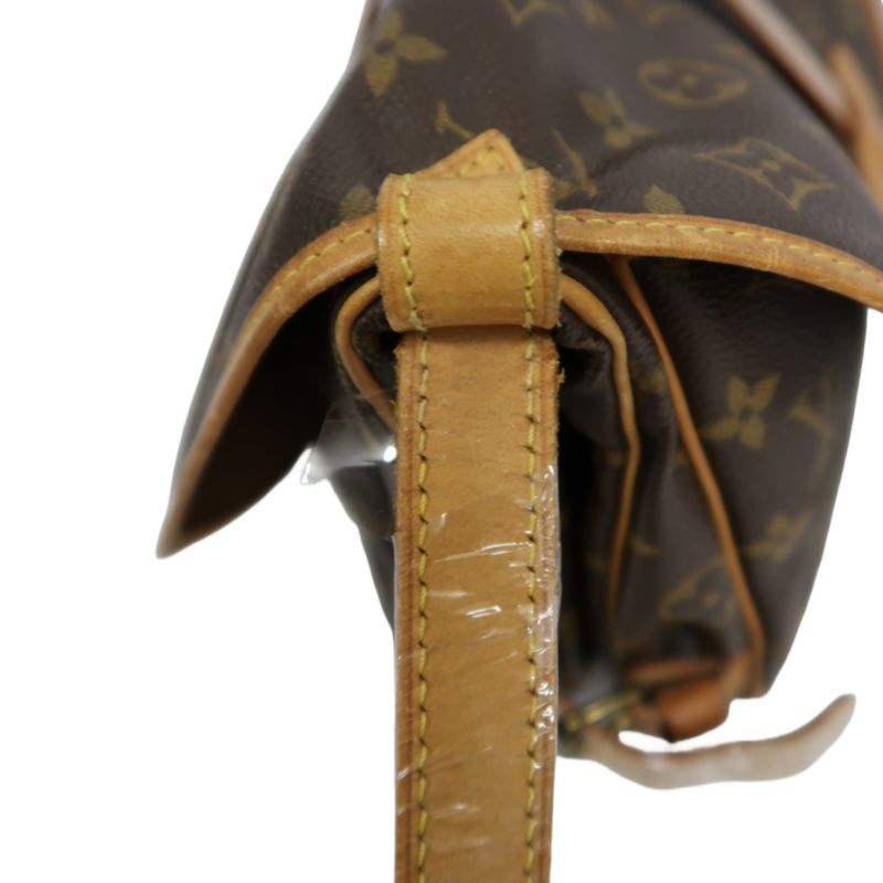 LOUIS VUITTON Soufflot 30 Monogram Brown Shoulder Crossbody Bag - Coated Canvas