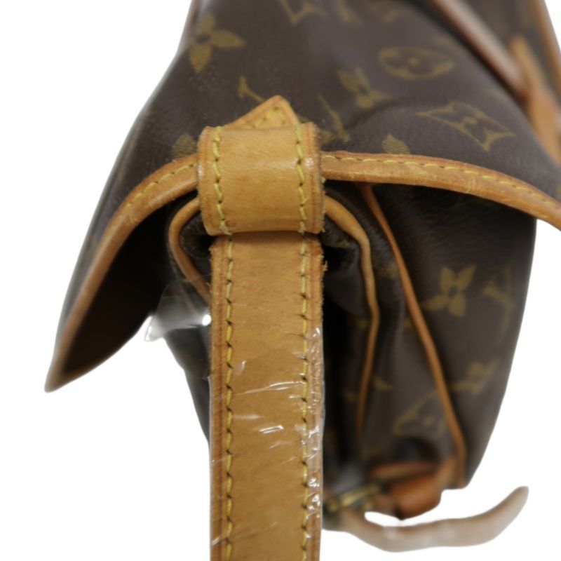 LOUIS VUITTON Soufflot 30 Monogram Brown Shoulder Crossbody Bag - Coated Canvas