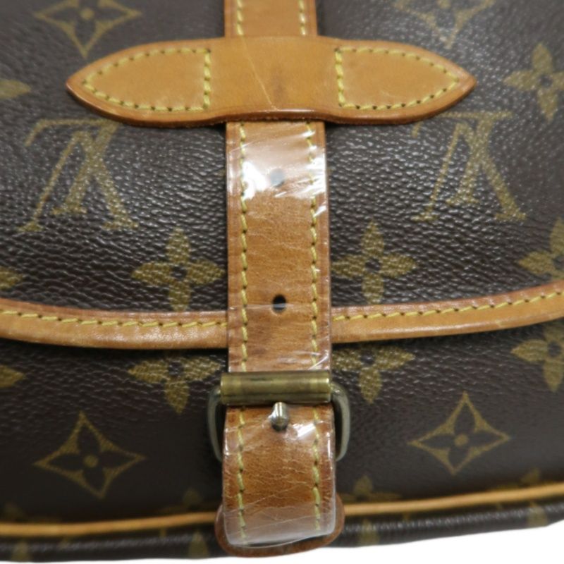 LOUIS VUITTON Soufflot 30 Monogram Brown Shoulder Crossbody Bag - Coated Canvas