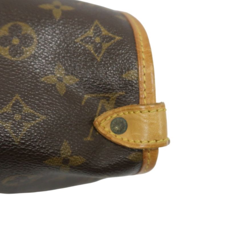 LOUIS VUITTON Soufflot 30 Monogram Brown Shoulder Crossbody Bag - Coated Canvas