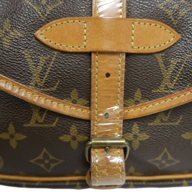 LOUIS VUITTON Soufflot 30 Monogram Brown Shoulder Crossbody Bag - Coated Canvas