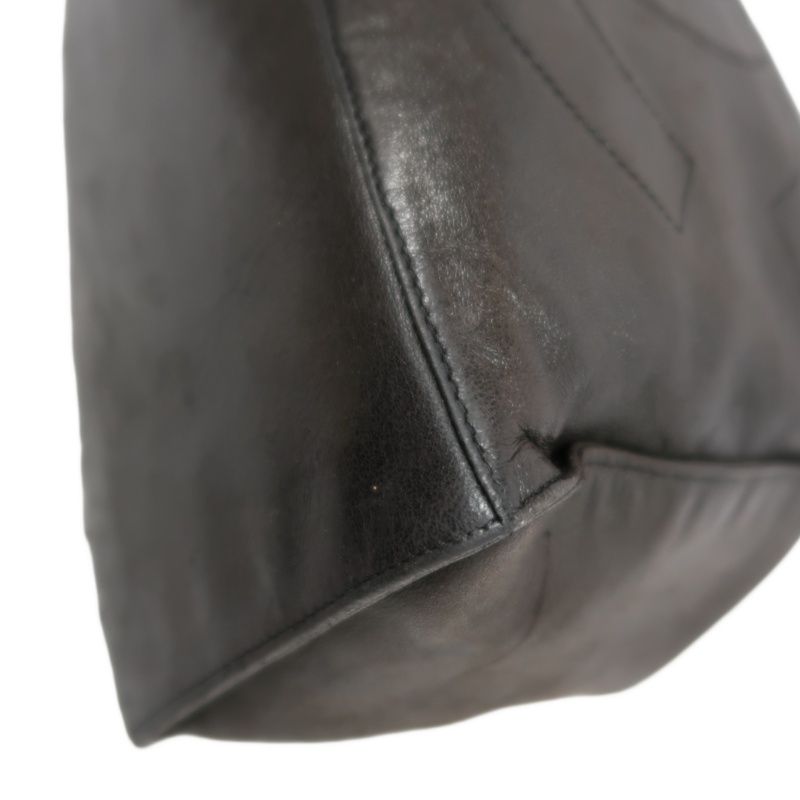 CHANEL Coco Mark Black Lambskin Backpack with Gold Hardware