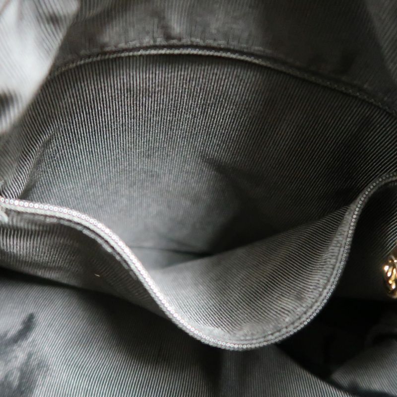 CHANEL Coco Mark Black Lambskin Backpack with Gold Hardware