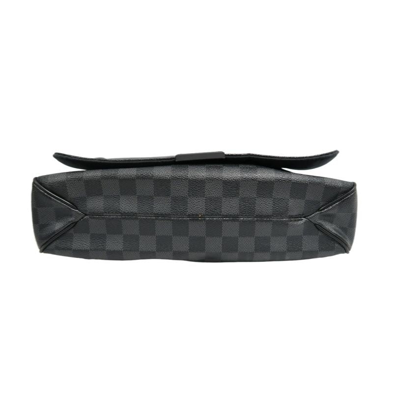 LOUIS VUITTON District MM Damier Graphite Shoulder Crossbody Bag - Black