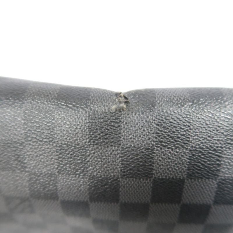 LOUIS VUITTON District MM Damier Graphite Shoulder Crossbody Bag - Black