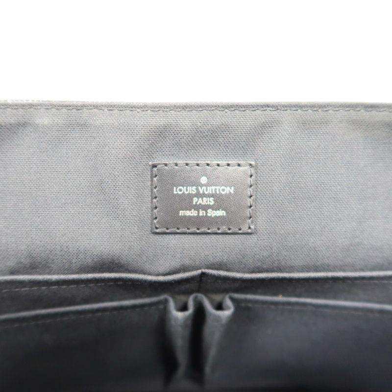 LOUIS VUITTON District MM Damier Graphite Shoulder Crossbody Bag - Black