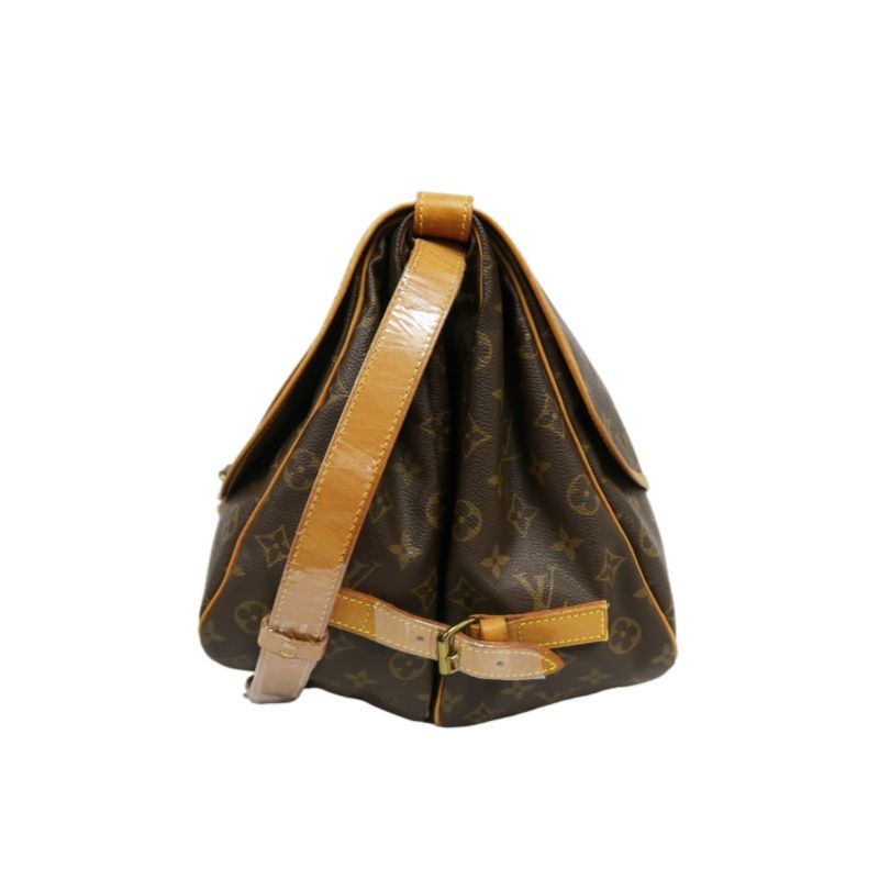 LOUIS VUITTON Soufflot 35 Monogram Brown Shoulder Crossbody Bag - Coated Canvas