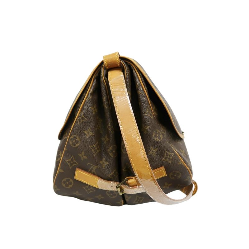 LOUIS VUITTON Soufflot 35 Monogram Brown Shoulder Crossbody Bag - Coated Canvas