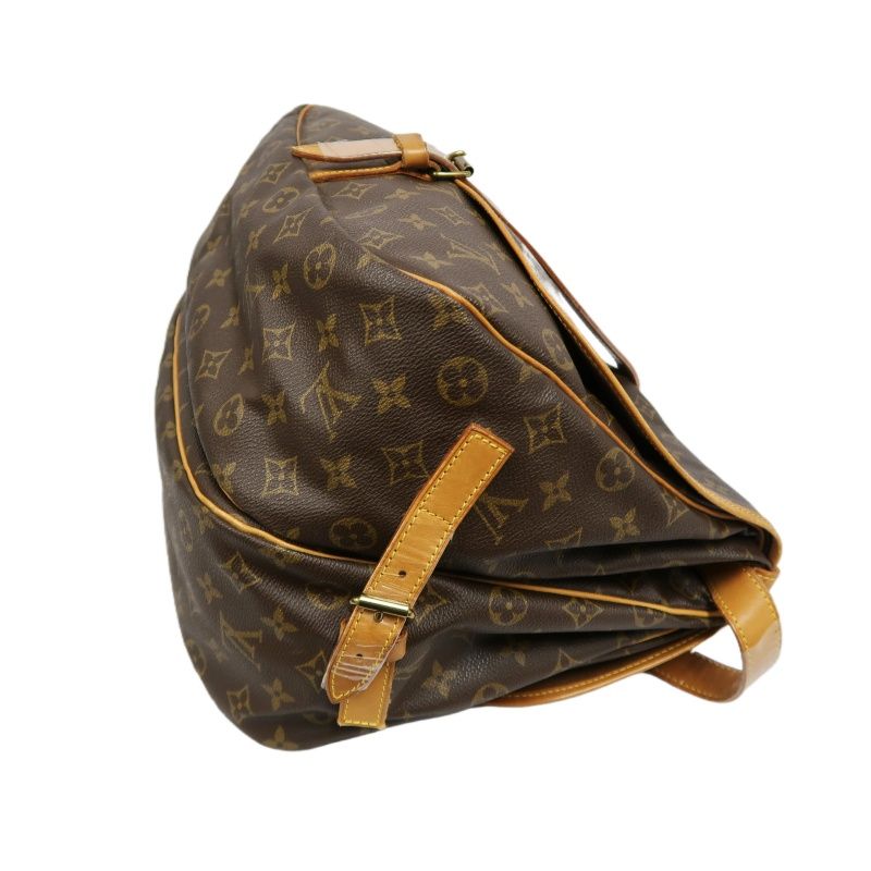 LOUIS VUITTON Soufflot 35 Monogram Brown Shoulder Crossbody Bag - Coated Canvas
