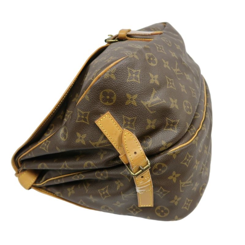 LOUIS VUITTON Soufflot 35 Monogram Brown Shoulder Crossbody Bag - Coated Canvas