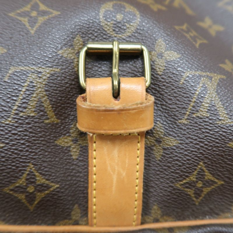 LOUIS VUITTON Soufflot 35 Monogram Brown Shoulder Crossbody Bag - Coated Canvas