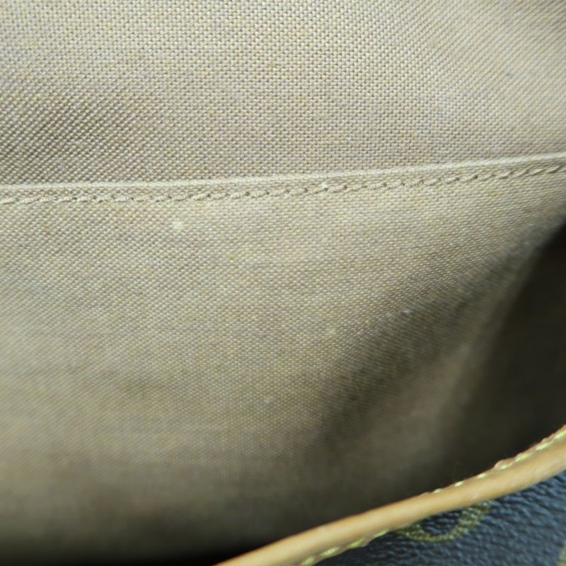LOUIS VUITTON Soufflot 35 Monogram Brown Shoulder Crossbody Bag - Coated Canvas