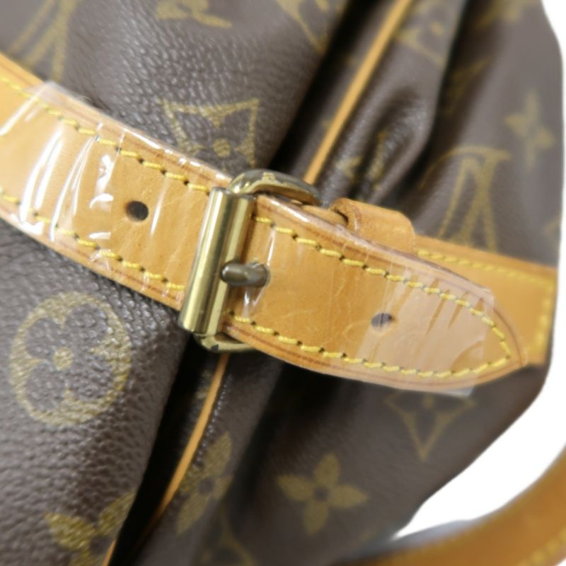 LOUIS VUITTON Soufflot 35 Monogram Brown Shoulder Crossbody Bag - Coated Canvas