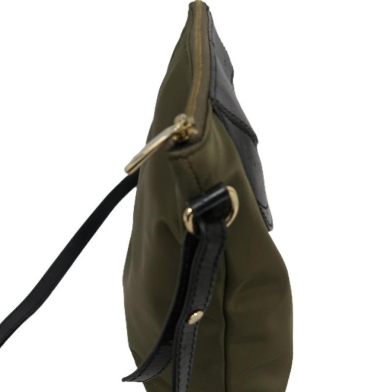 FURLA Green Canvas Crossbody Bag