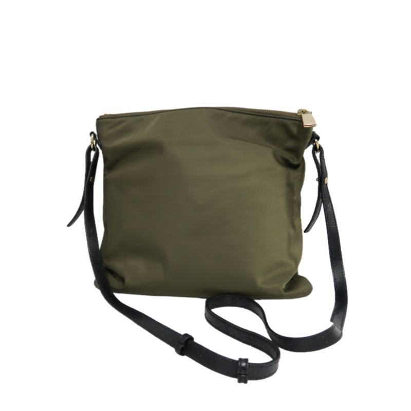 FURLA Green Canvas Crossbody Bag