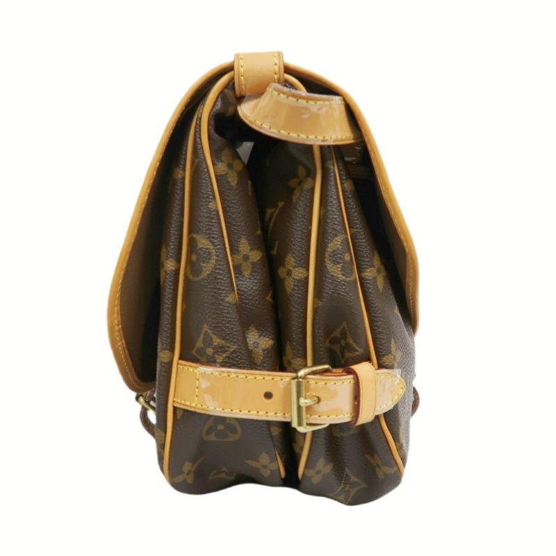 LOUIS VUITTON Soufflot 30 Monogram Brown Shoulder Crossbody Bag - Coated Canvas