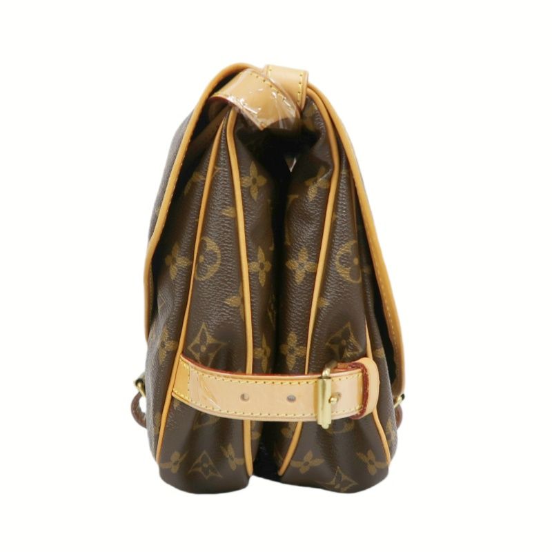 LOUIS VUITTON Soufflot 30 Monogram Brown Shoulder Crossbody Bag - Coated Canvas