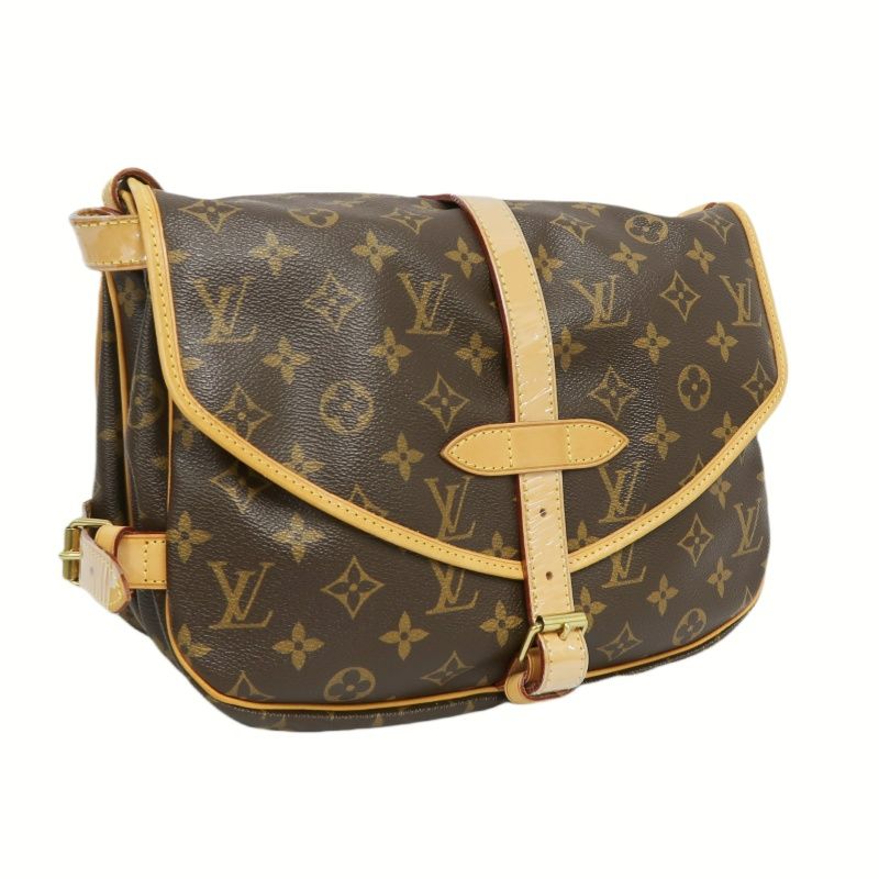 LOUIS VUITTON Soufflot 30 Monogram Brown Shoulder Crossbody Bag - Coated Canvas