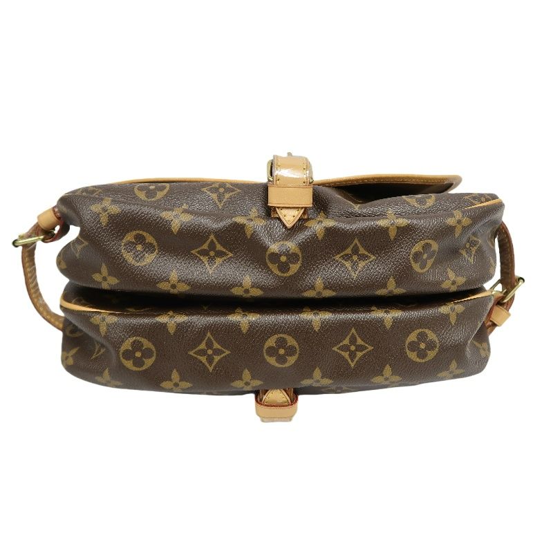 LOUIS VUITTON Soufflot 30 Monogram Brown Shoulder Crossbody Bag - Coated Canvas