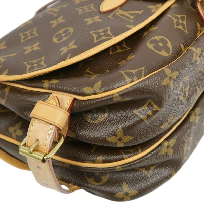 LOUIS VUITTON Soufflot 30 Monogram Brown Shoulder Crossbody Bag - Coated Canvas