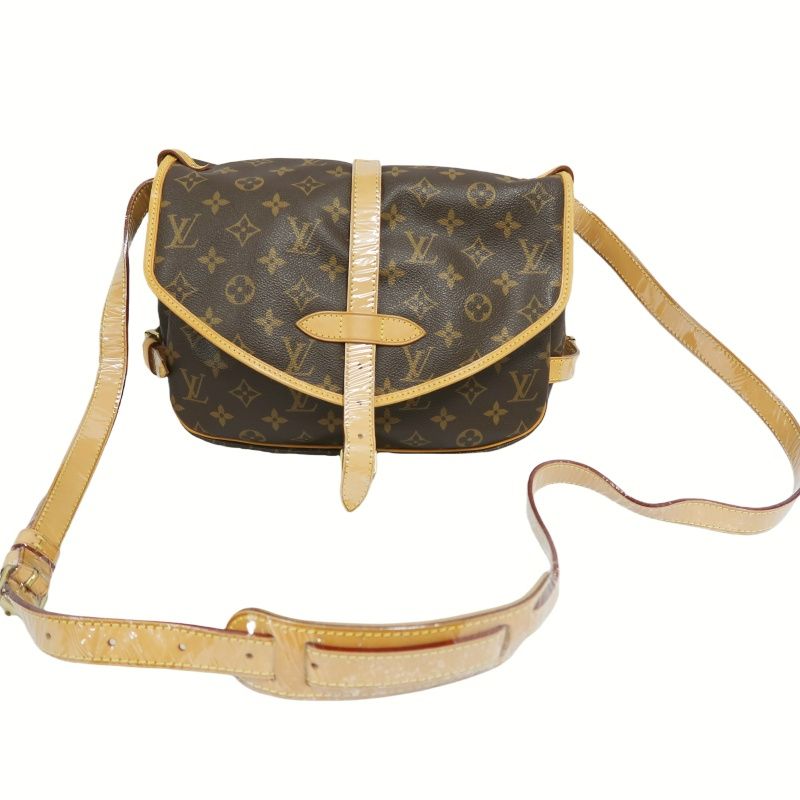 LOUIS VUITTON Soufflot 30 Monogram Brown Shoulder Crossbody Bag - Coated Canvas