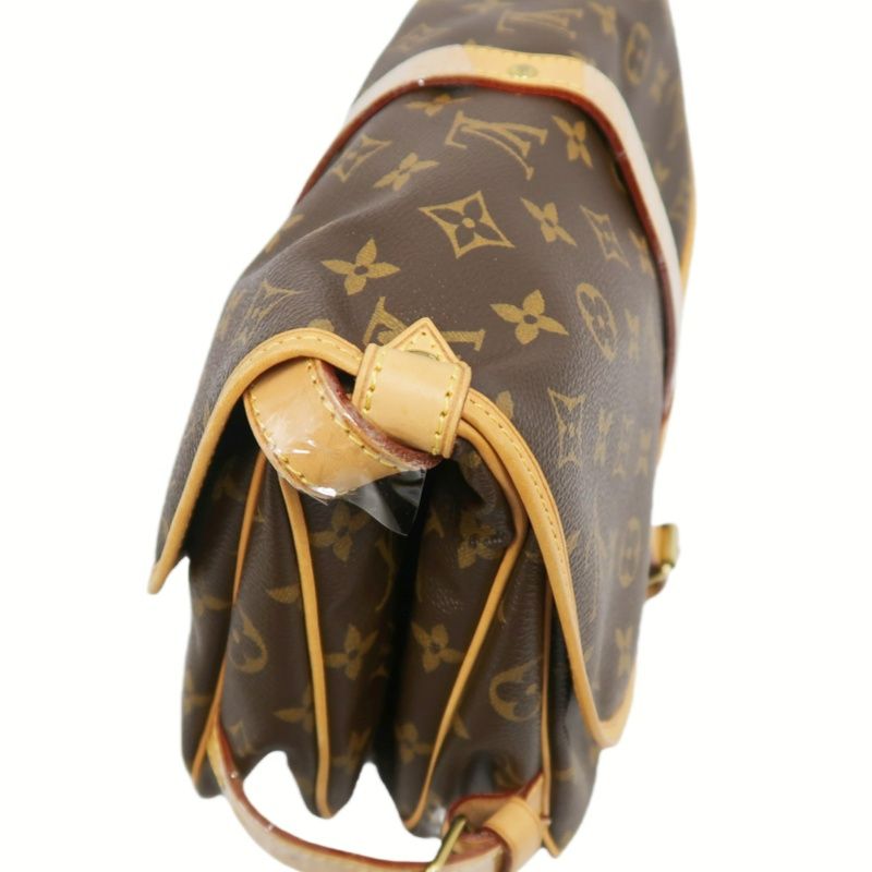 LOUIS VUITTON Soufflot 30 Monogram Brown Shoulder Crossbody Bag - Coated Canvas