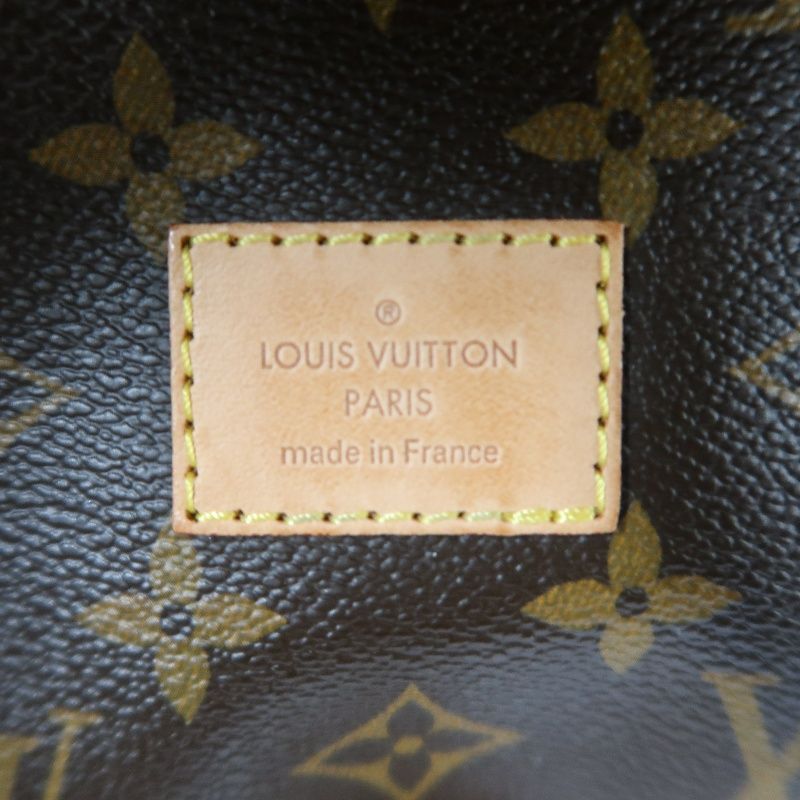 LOUIS VUITTON Soufflot 30 Monogram Brown Shoulder Crossbody Bag - Coated Canvas