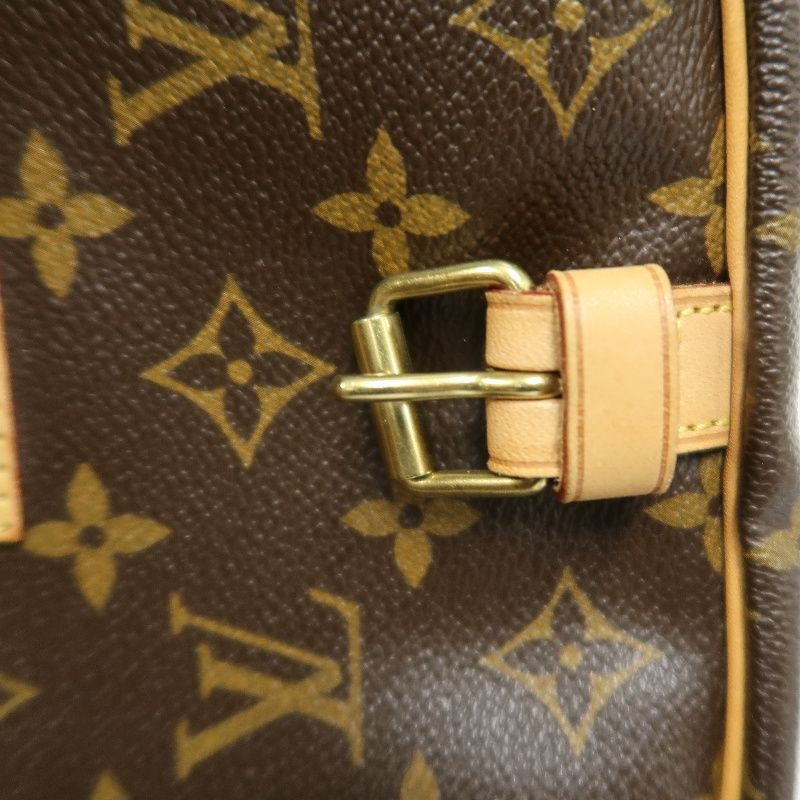 LOUIS VUITTON Soufflot 30 Monogram Brown Shoulder Crossbody Bag - Coated Canvas