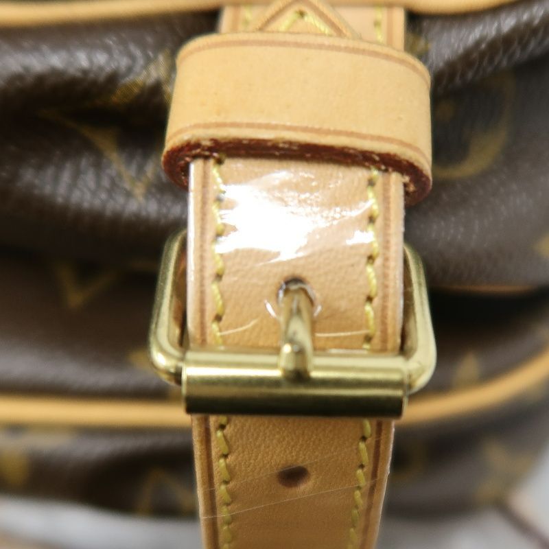 LOUIS VUITTON Soufflot 30 Monogram Brown Shoulder Crossbody Bag - Coated Canvas