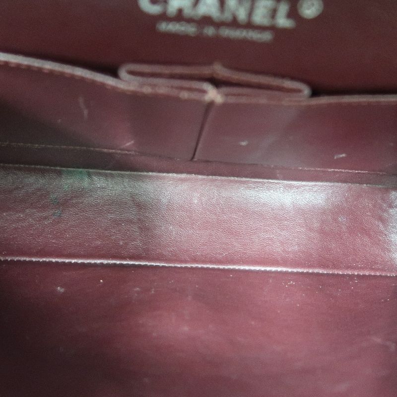 CHANEL Classic Flap (CF) Shoulder Bag, Black Lambskin with Silver-tone Hardware