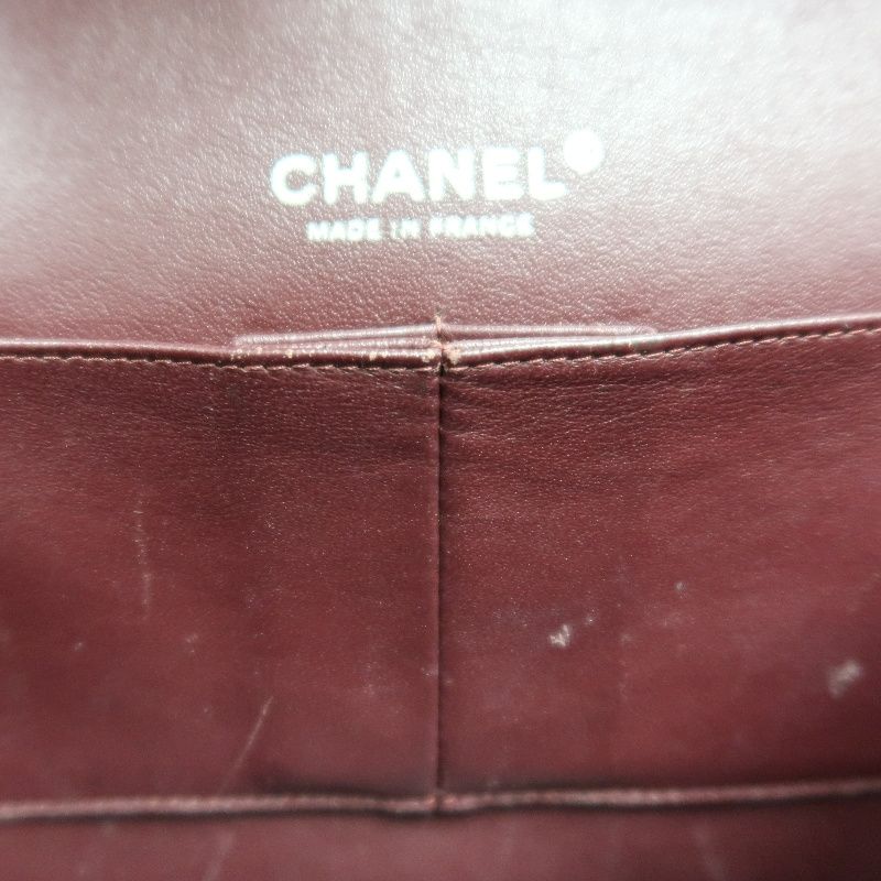 CHANEL Classic Flap (CF) Shoulder Bag, Black Lambskin with Silver-tone Hardware