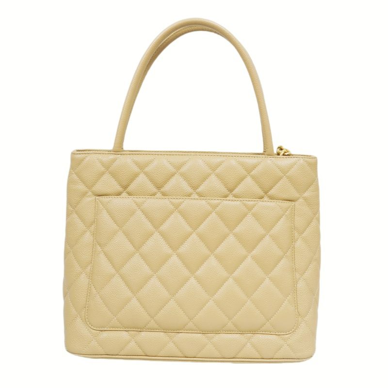 CHANEL Reissue Tote Bag, Beige Caviar Leather with Gold-tone Hardware, Authenticity Card Included
