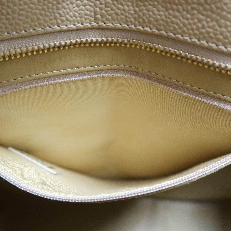 CHANEL Reissue Tote Bag, Beige Caviar Leather with Gold-tone Hardware, Authenticity Card Included