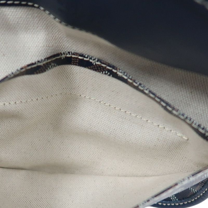 GOYARD Saint Louis Tote Bag, Navy Blue Monogram Coated Canvas, with Matching Pouch Included