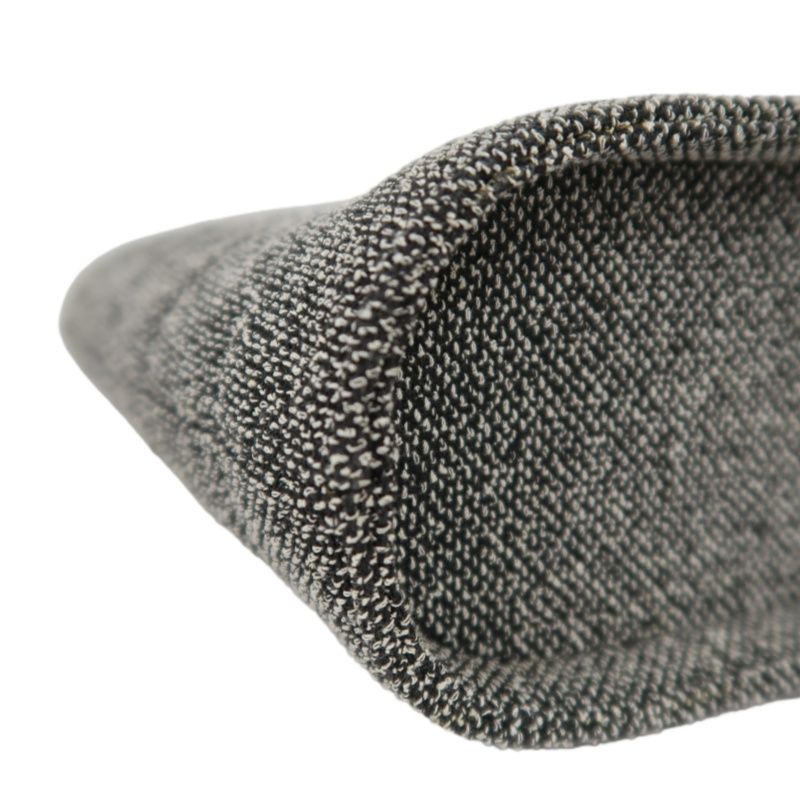 CHANEL Grey Tweed Handbag | W/Authenticity Card & Dust Bag