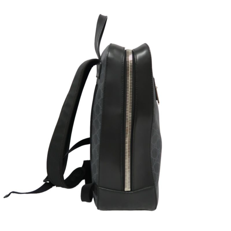 GUCCI Black & Red GG Supreme PVC Backpack