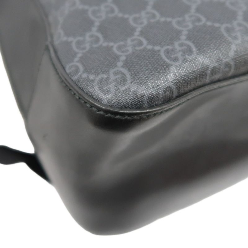 GUCCI Black & Red GG Supreme PVC Backpack