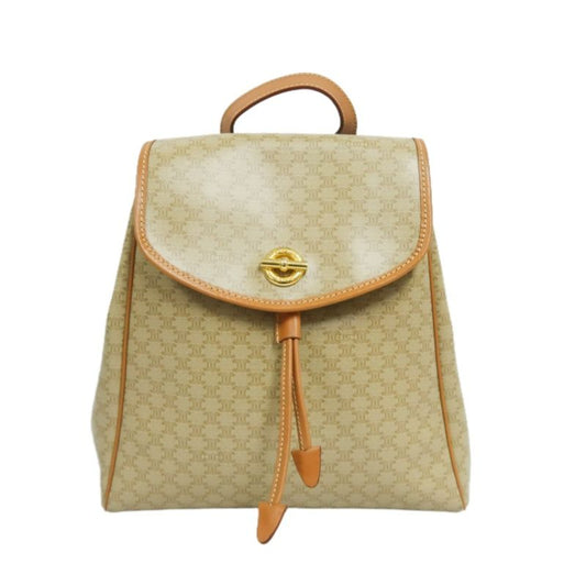 CELINE Milk Tea Monogram PVC Backpack
