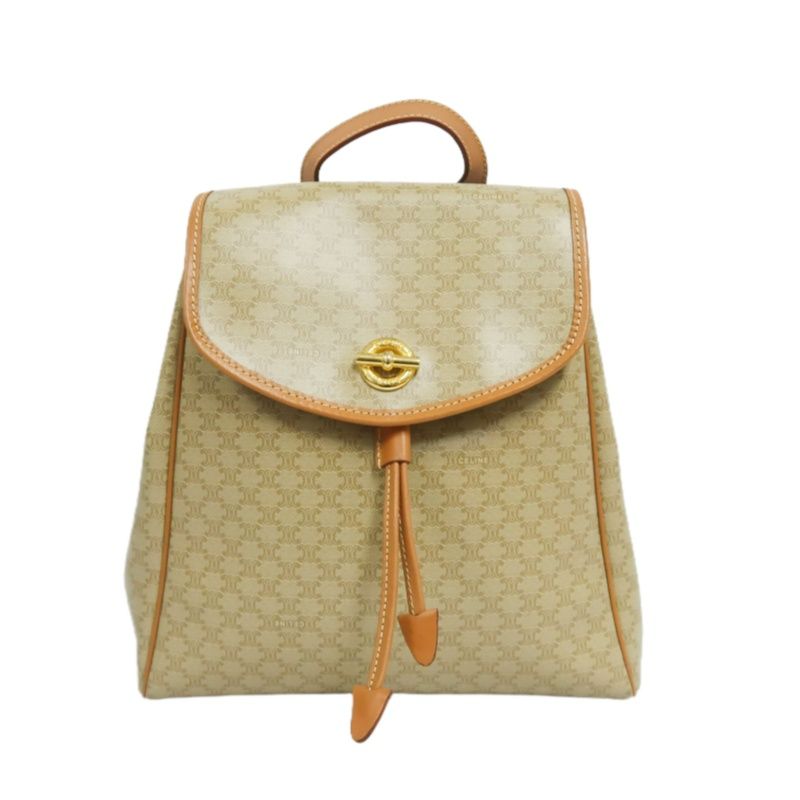 CELINE Backpack, Brown Monogram PVC