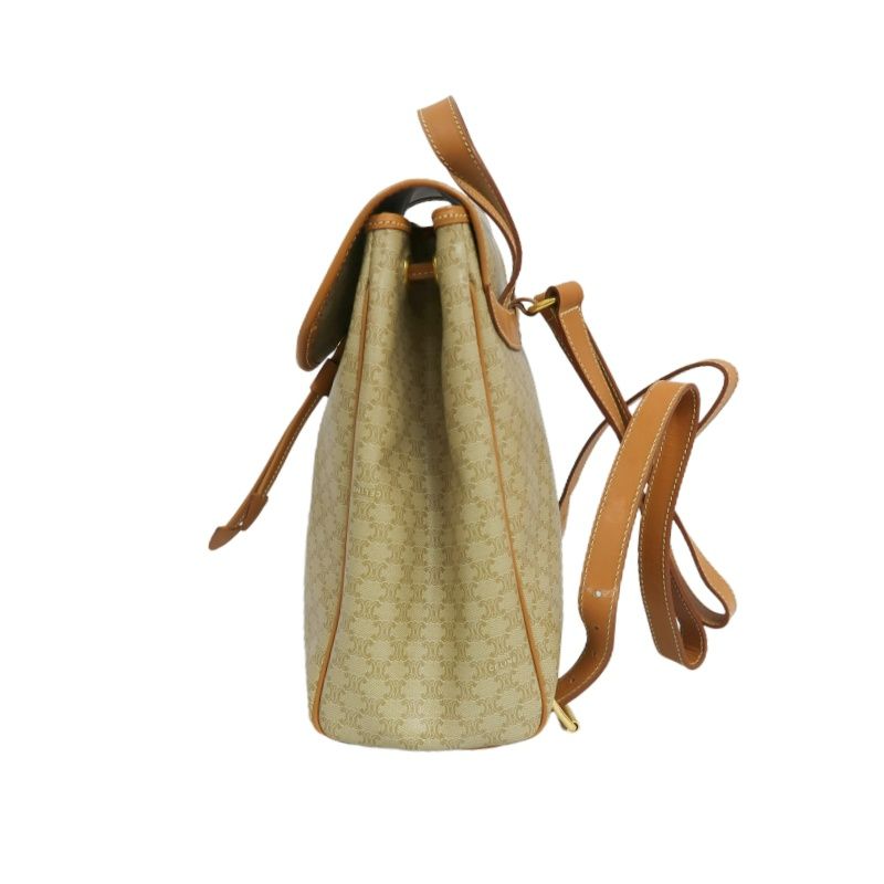 CELINE Backpack, Brown Monogram PVC