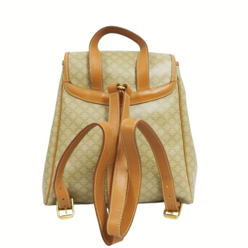 CELINE Backpack, Brown Monogram PVC