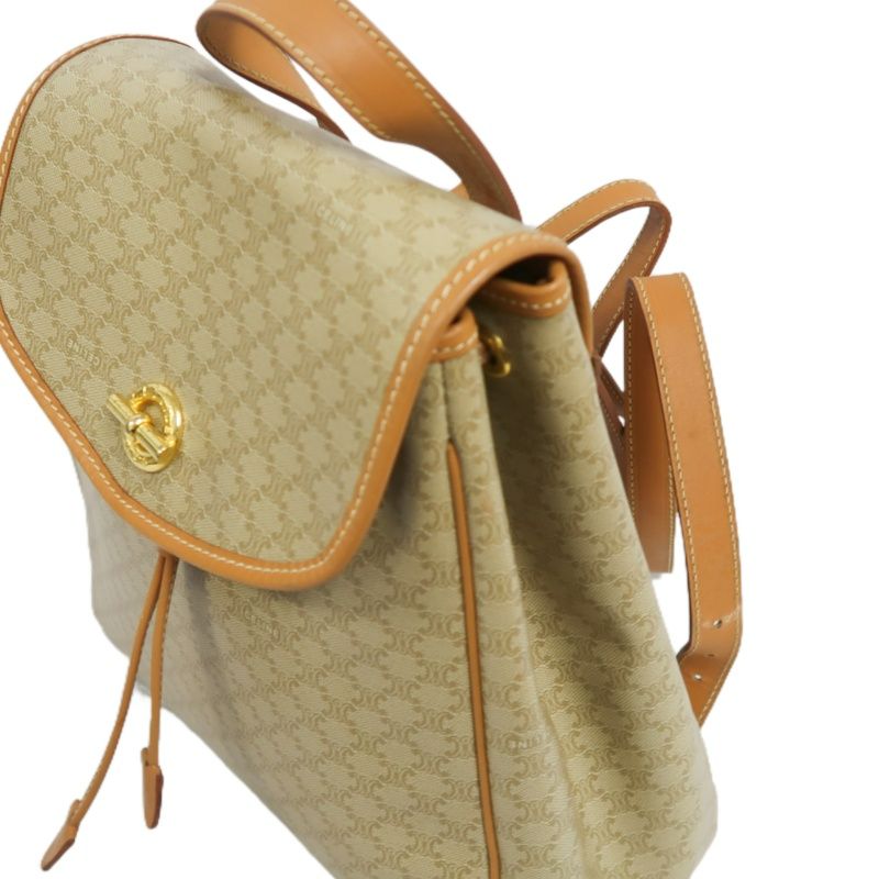 CELINE Backpack, Brown Monogram PVC