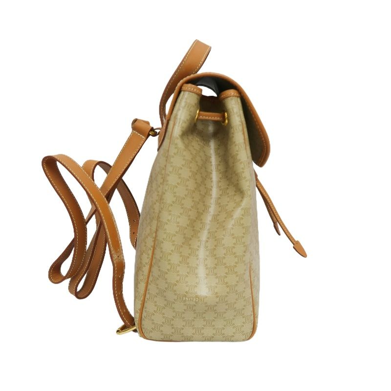 CELINE Backpack, Brown Monogram PVC